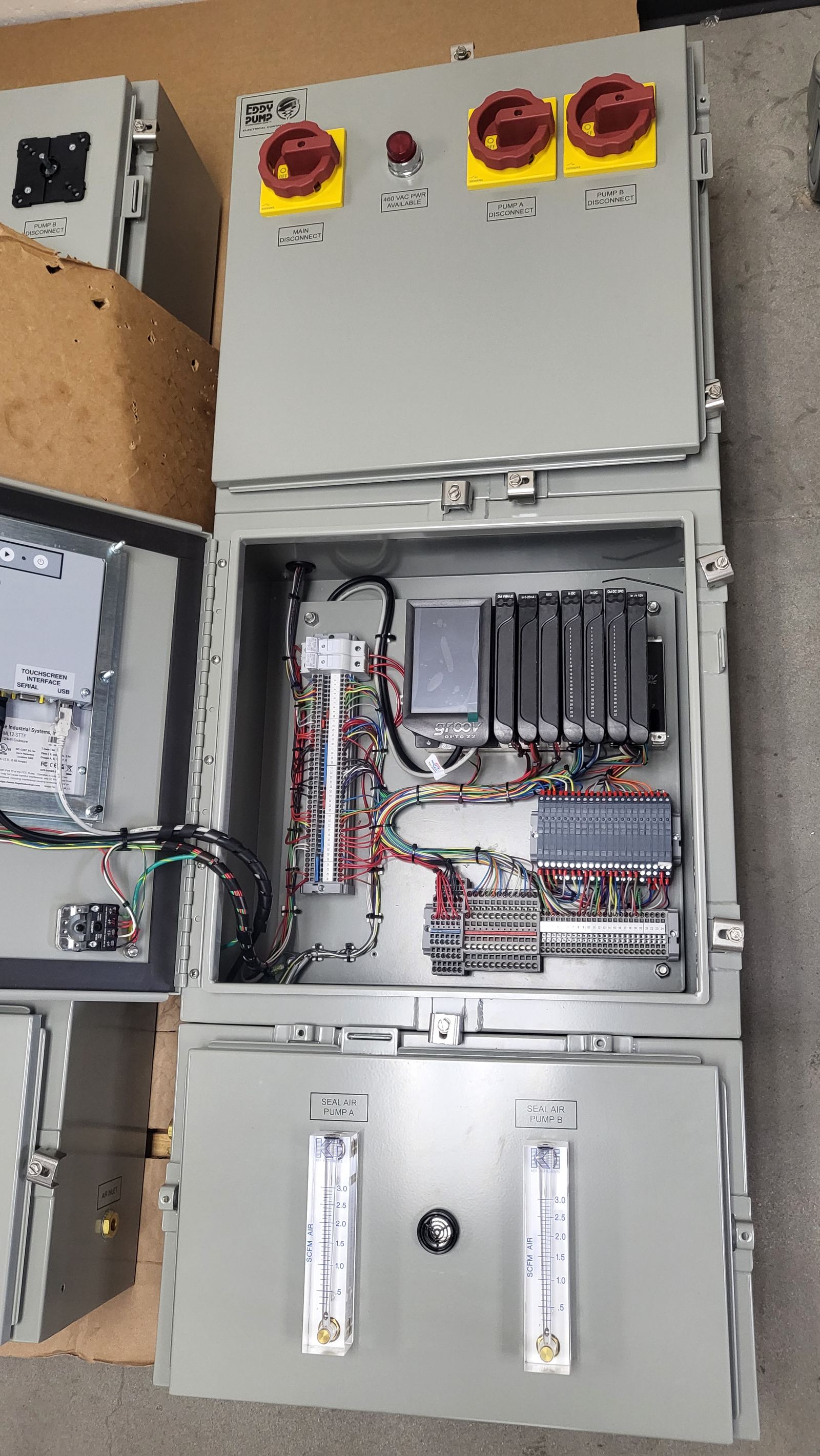OEM control enclosure, production unit