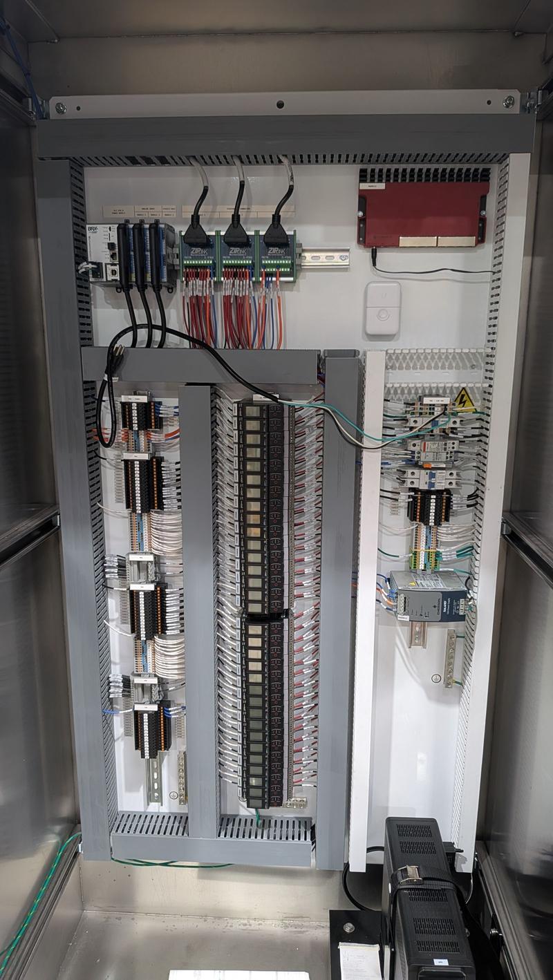 Control panel interior, Litus-built